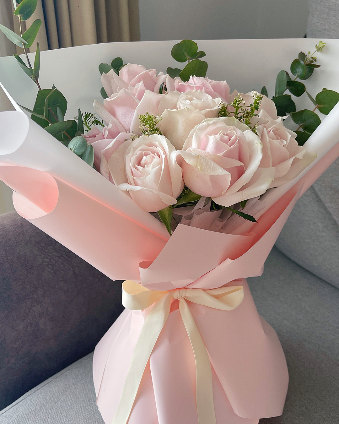 Pink Roses Bouquet